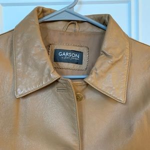 Garson by rem Garson genuine leather camel jacket 🐪💛